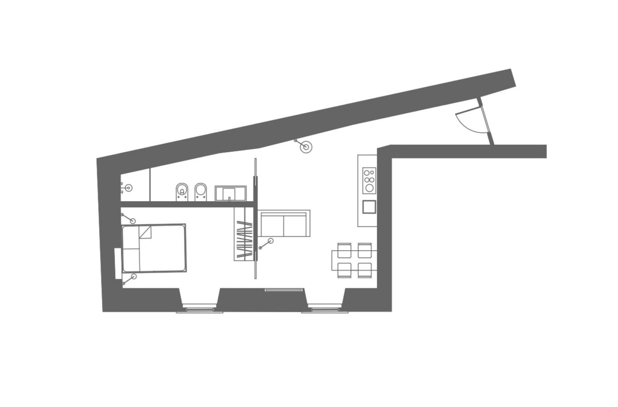 Appartamento con 1 Camera da Letto - Via Palermo 18